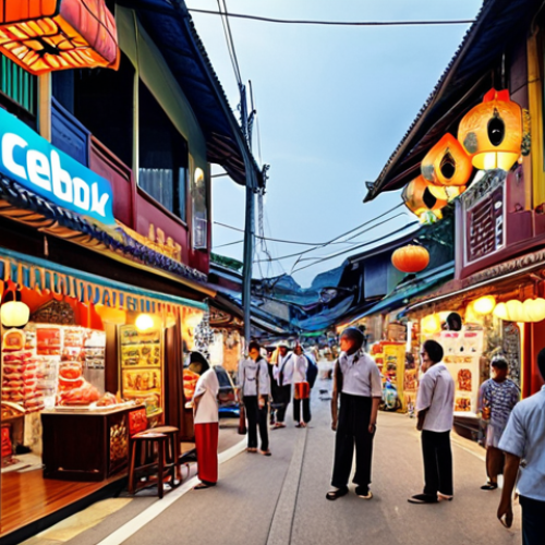 **

A visually appealing Facebook post showcasing a local Malaysian business promoting a contest to boost engagement, focusing on quality content and interactive elements like questions to encourage comments. The scene is brightly lit with elements of Malaysian culture incorporated.

**